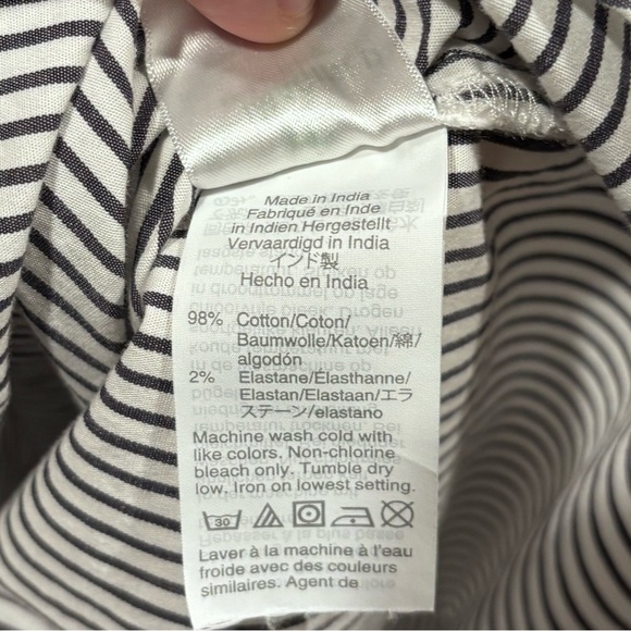 J Crew Women's Tunic Stripe Pullover Shirt Size M - Picture 5 of 5